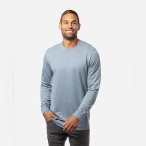 TRAVIS MATHEW Heather Copen Blue Size Large